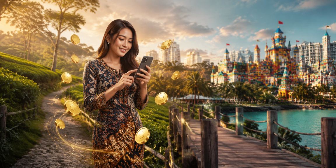 Deposit dalam MYR melalui platform kangtoto dengan latar batik Malaysia